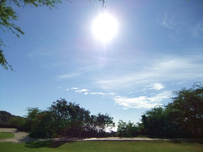 やっぱり日差しが強い。<br />ジリジリします・・・