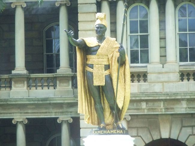 車窓からカメハメハ大王。<br />