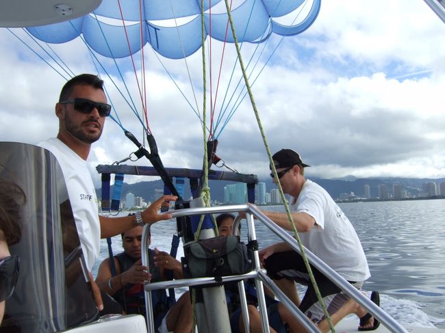 海の男たちが、準備してくれます。