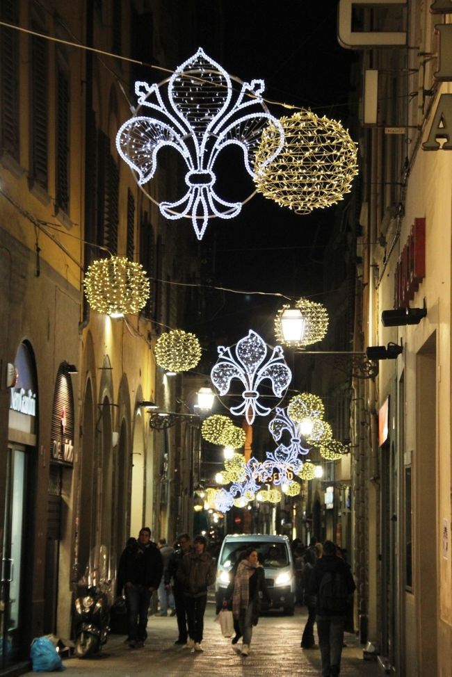 それぞれの路地も、電飾が綺麗に飾られていました