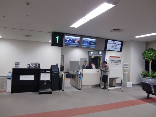 ラウンジで寛ぎ出発時刻が近づいたのでゲートへ。<br /><br />既に搭乗が始まっていました。