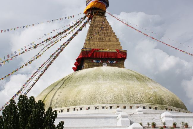 ここはガイドブックで見て、ビジュアル的に行ってみたいなと思ってました。<br />すごく金色とブッダアイの色がマッチしてて好きです。