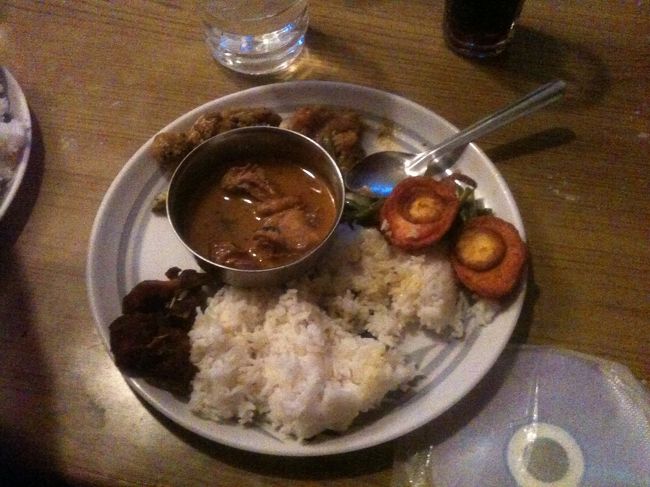 ダルバートをいただき