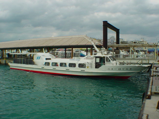 ぱいぱてぃろーま就航以前はこちらの高速船ニューはてるまが就航していました、配船の都合上このニューはてるまで運航される場合もあるそうです。