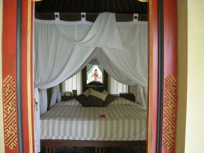 ベッドもすてきでした。