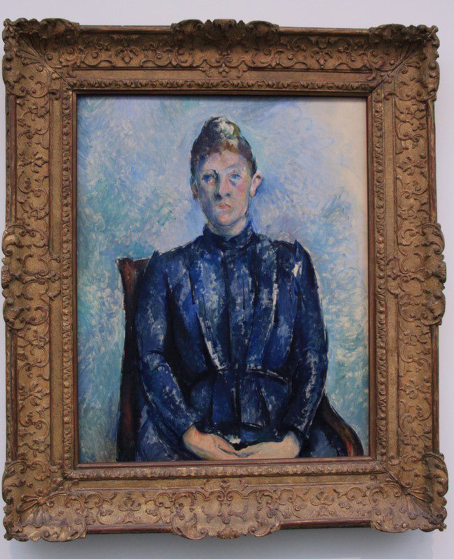 次はセザンヌの作品です。こちらは『セザンヌ夫人の肖像』