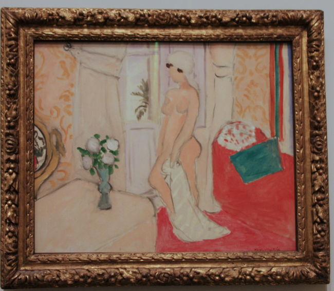 ここからはマティスの作品<br />『バラ色の裸婦』1920<br />