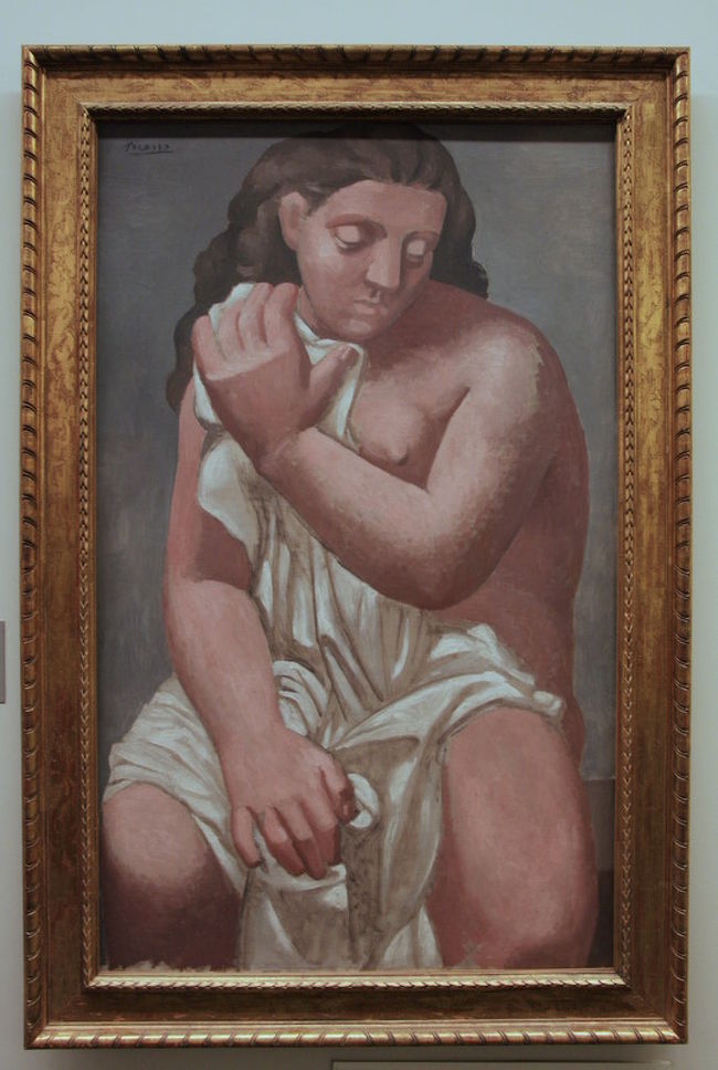 『タオルを使う裸婦』1923<br />パブロ・ピカソ <br />