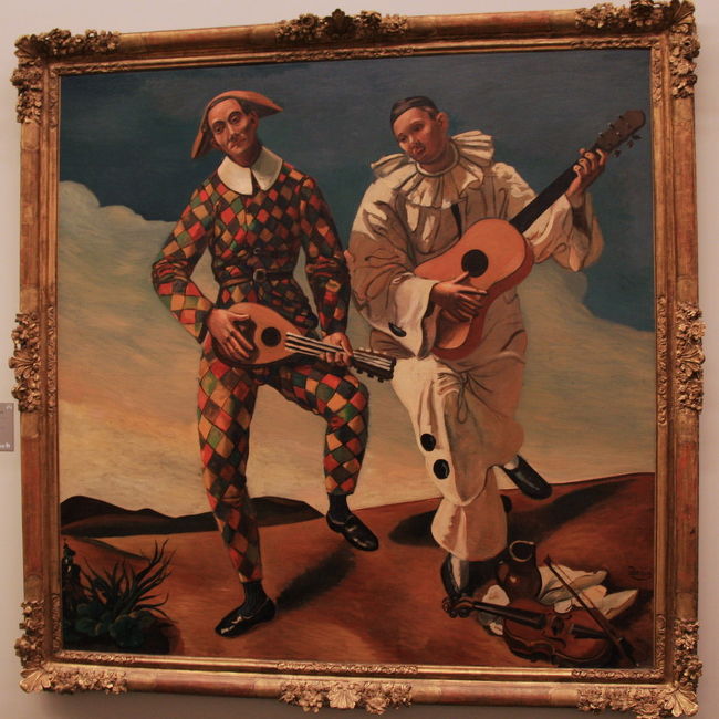 『アルルカンとピエロ』　1924<br />アンドレ・ドラン　<br />