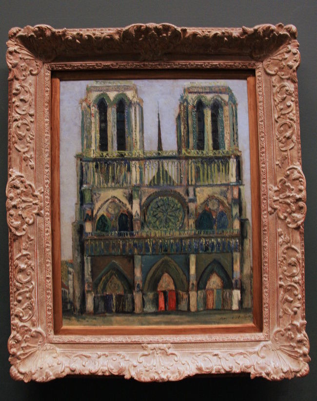 『ノートルダム寺院』　1910<br />モーリス･ユトリロ　<br /><br /><br />