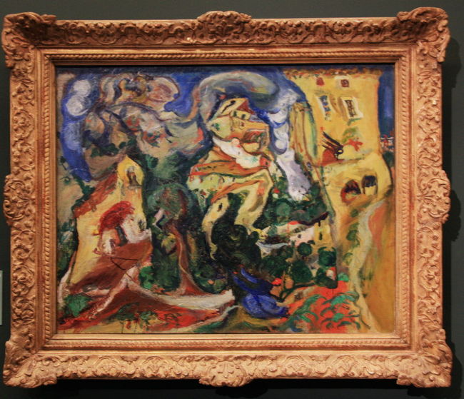 『Le Village　村』　1923<br />シャイム･スーティン　<br />