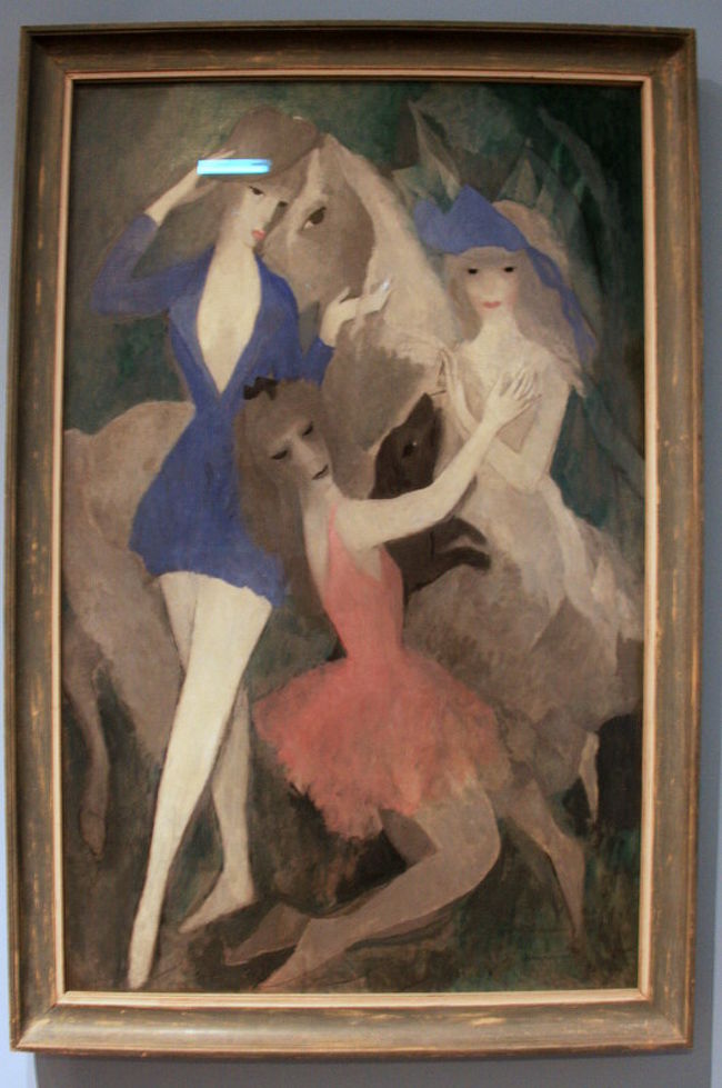 ここからはマリ−・ローランサンの作品<br />『スペインの踊り子たち』