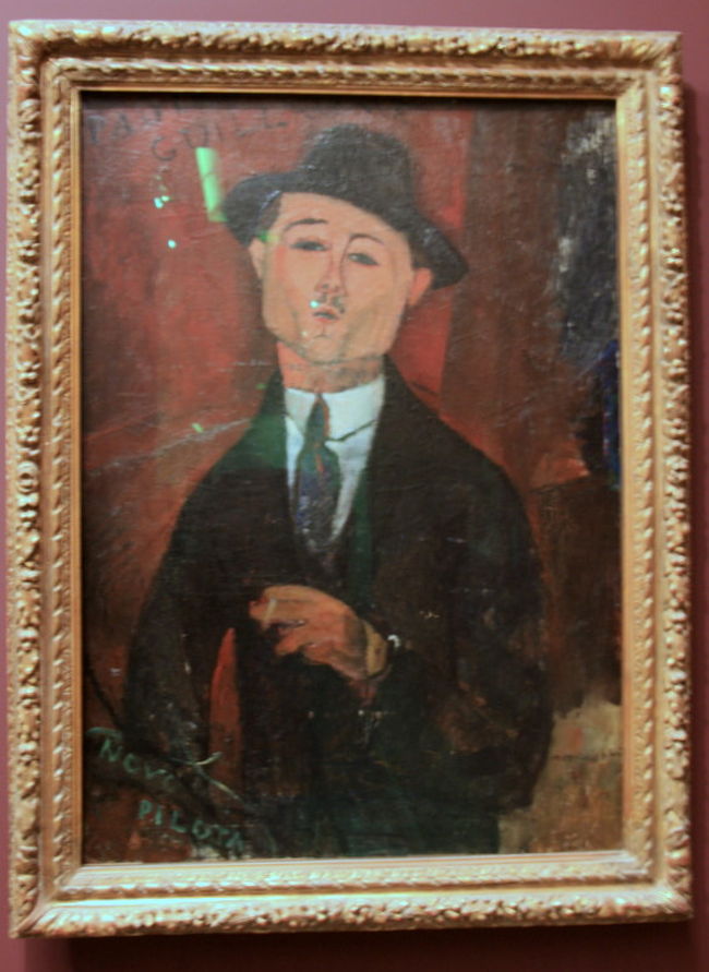 素晴らしい作品の数々を集めたポールギョーム<br />オランジュリーには複数の画家が描いたギョームの肖像画が展示してあります。<br />『ポール・ギョームの肖像』<br />アメデオ・モディリアーニ