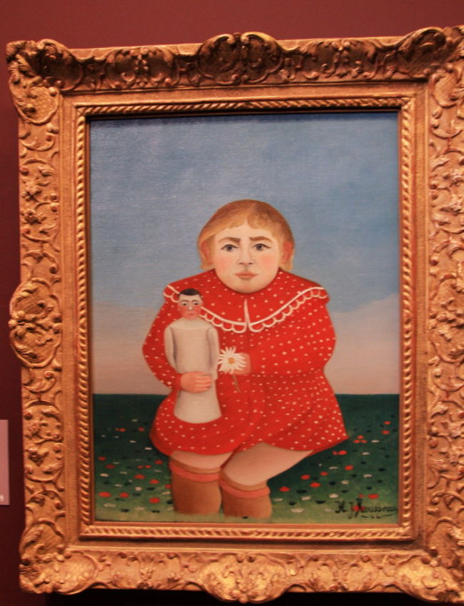 『人形を持つ子供』1906<br />アンリ・ルソー