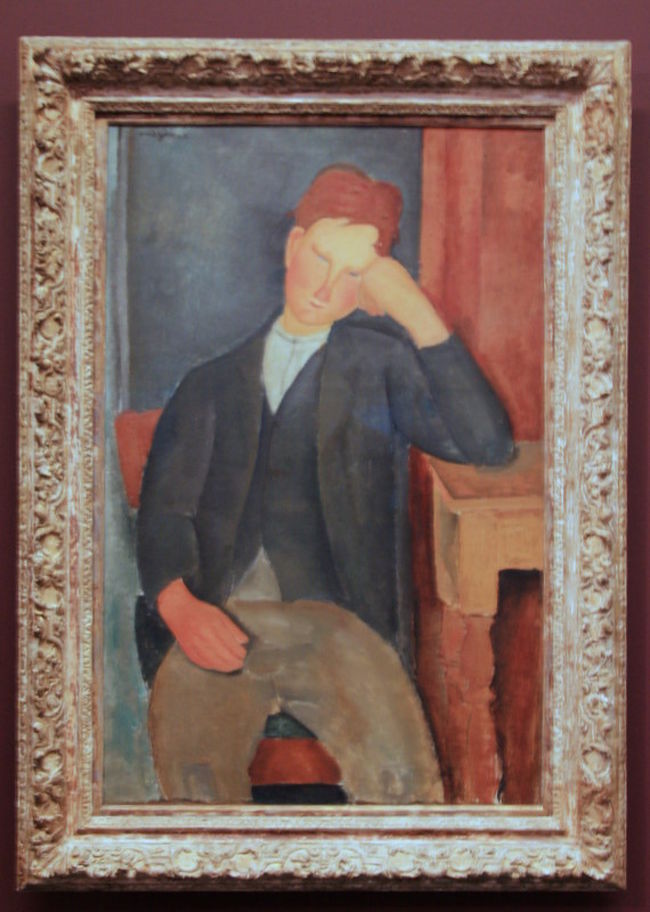 『若い奉公人』1918-1915<br />アメデオ・モディリアーニ