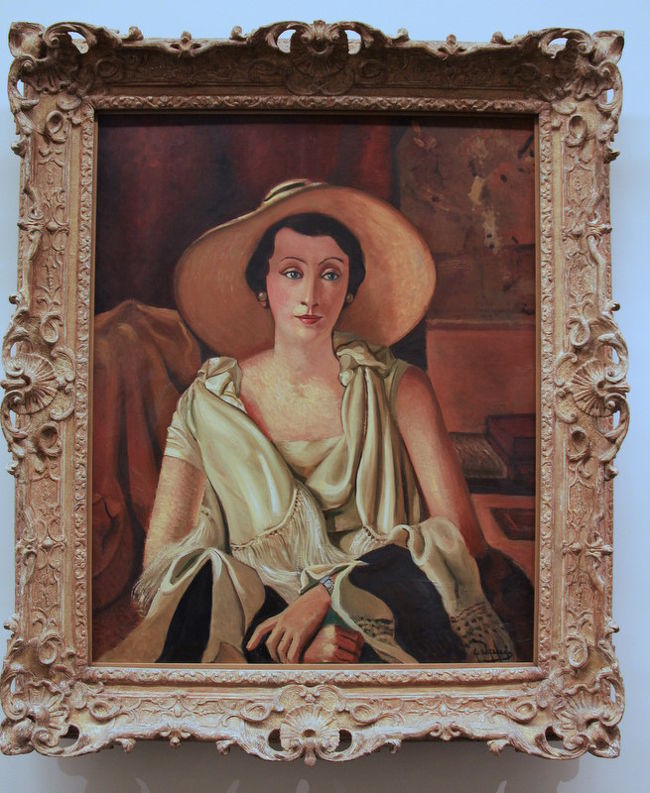 <br />アンドレ・ドランが描くと<br />『大きな帽子を被るポール・ギョーム夫人の肖像』<br />でもこれって誰かに似ていると思いません？<br /><br />そうです、女優の高畑敦子さん<br /><br />