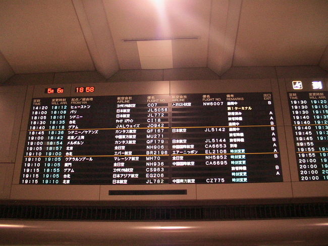 長い旅行がようやく終わりました。