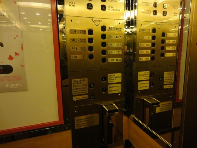 ホテルに着いた途端に大柄の髭モジャのスウェーデン人が目の前に出てきて驚いたがよく見たら友人だった。日本で家に居候していた時とちがい髭を蓄えていたので全くわからなかった(苦笑)。フライト時刻と宿泊ホテルは事前にメールをしておいたので驚かそうと思ってホテルで待っていたとのことでした。<br />まずはチェックインを済ませて、部屋に荷物を置いてから下のラウンジで奥様も含めて３人でお茶をする事とした。<br /><br />