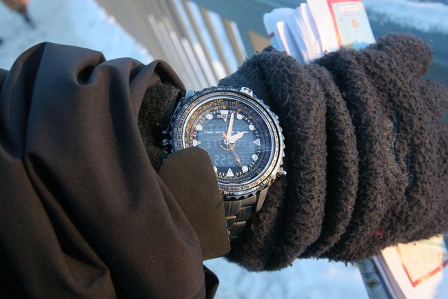 ストックホルムの日の入りは早いです。現地１４時過ぎですが…