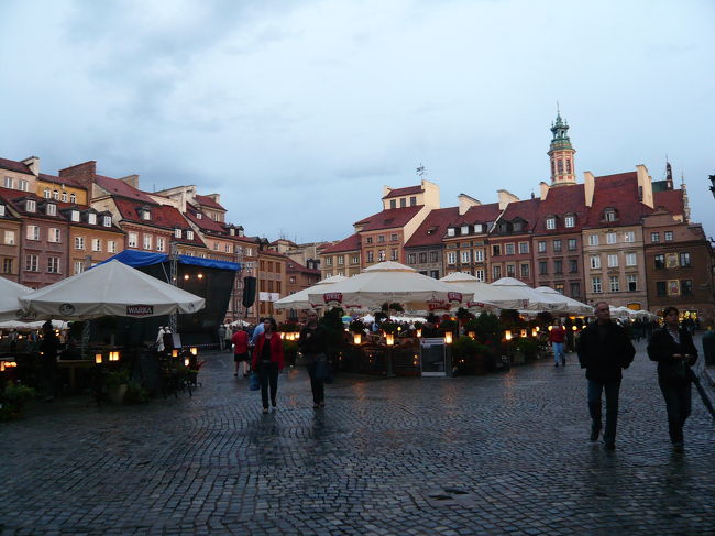日が落ちてきていい雰囲気に