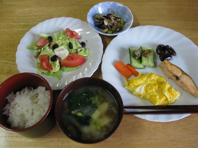 朝食もヘルシー！<br />さて、今日は松代へ向かいます。