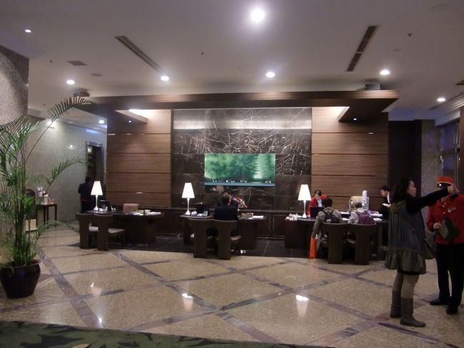 ホテルのフロントの様子