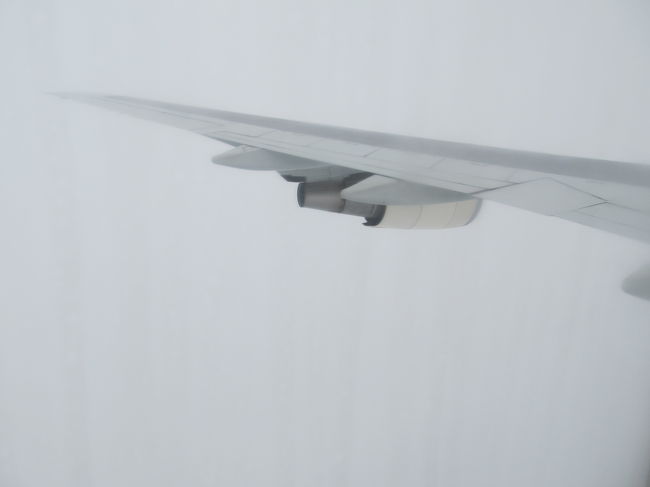 羽田へ向けての着陸体制に入ると飛行機は結構揺れました。