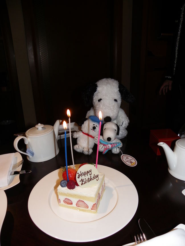 スヌ君もオラフ君も祝福してくれました！