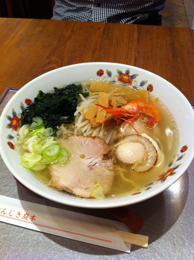 かなりおなかいっーぱいだったので、<br />夜函館ラーメンを満喫して帰りました!!