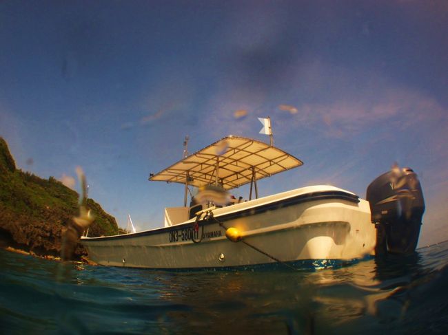 この船で行きました。