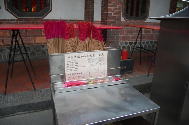 台湾の線香は、長い。