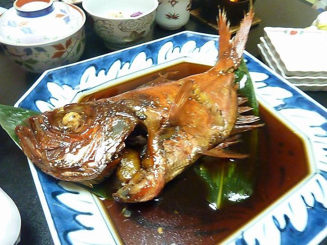 同じく夕食の金目鯛。<br />すごくおいしかったです。