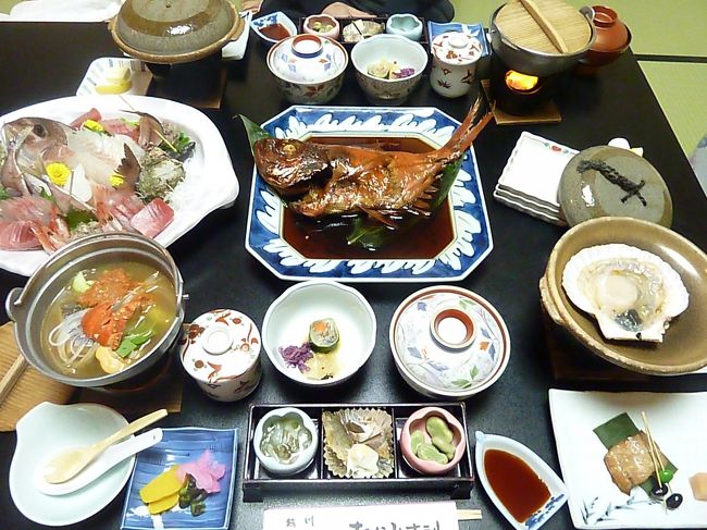 全部でこんな感じ。<br />お刺身は結局食べきれませんでした。