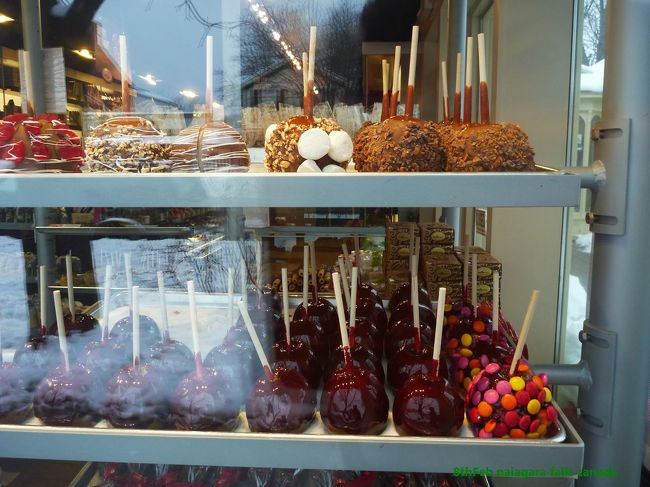 見えずらいですが、でかいリンゴアメ？かな？かわいい！