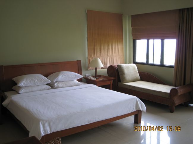 私達はシービュールーム利用。部屋はまぁまぁ広かった。