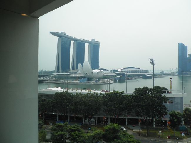 部屋からはマリーナベイサンズもキレイに見えます。夜景が楽しみですね。