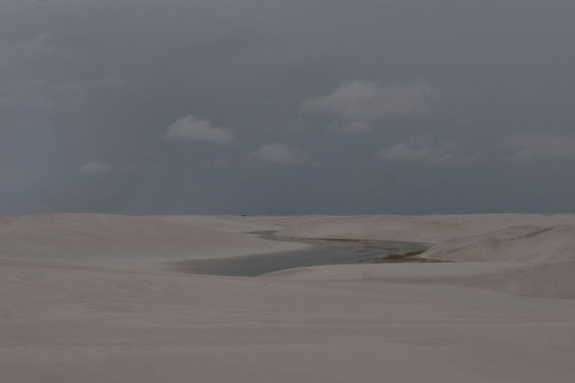 レンソイス国立公園（バヘリーニャス）<br />今度はもう少し水がたまった時に来たい