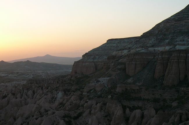 ローズバレーで夕日の鑑賞
