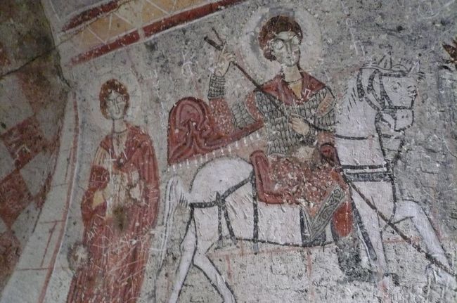 ギョレメ野外博物館<br />教会内部の壁画