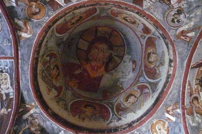 ギョレメ野外博物館<br />教会内部の壁画
