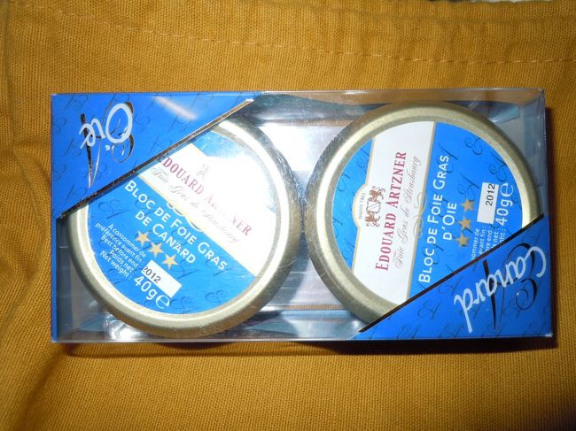 フォアグラ。<br />空港にて。