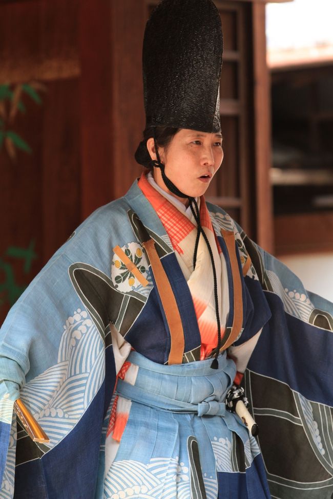 岡山後楽園<br /><br />◎ 鶴鳴館の能舞台　”狂言　二人大名”<br /><br />