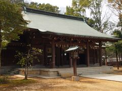広瀬神社の本殿です。