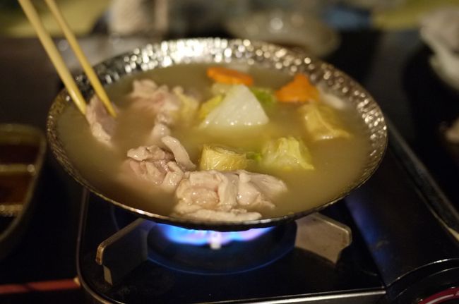 「地鶏の水炊き鍋」
