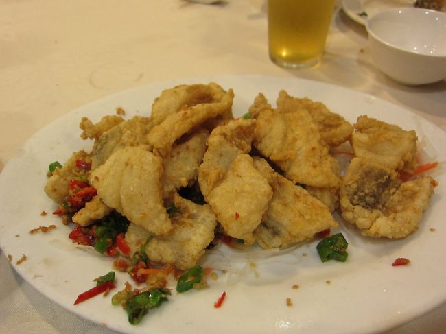 鰻のフライ。<br /><br />サクサクした食感。