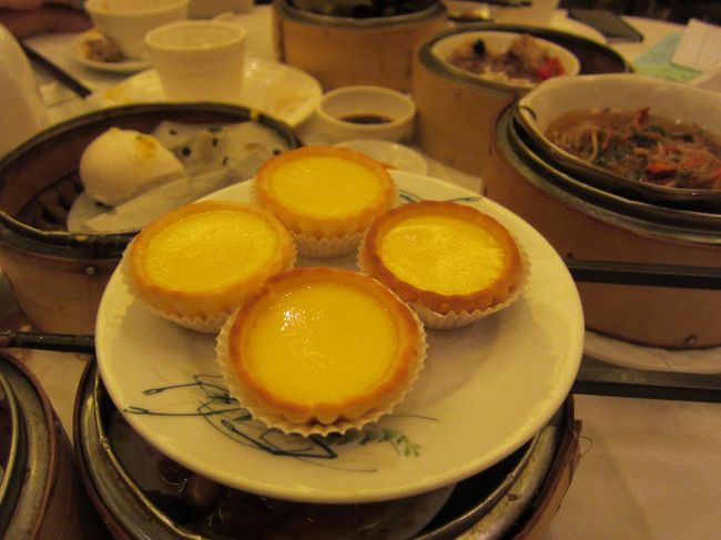 散々食べて、最後にエッグタルトで〆！