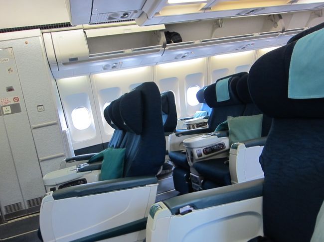 帰りの便も一番前（12A）。<br /><br />