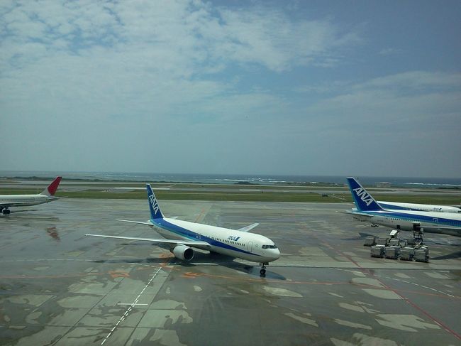 最終日は昼までにレンタカーを返却する予定のため<br />道の駅をうろうろ。小雨も降っていたけど<br />空港に到着するころには薄日も射し始めた。<br />これにて、弾丸ツアー終了。<br />しかし、弾丸ツアーもそろそろ辛くなってきました; ;<br />