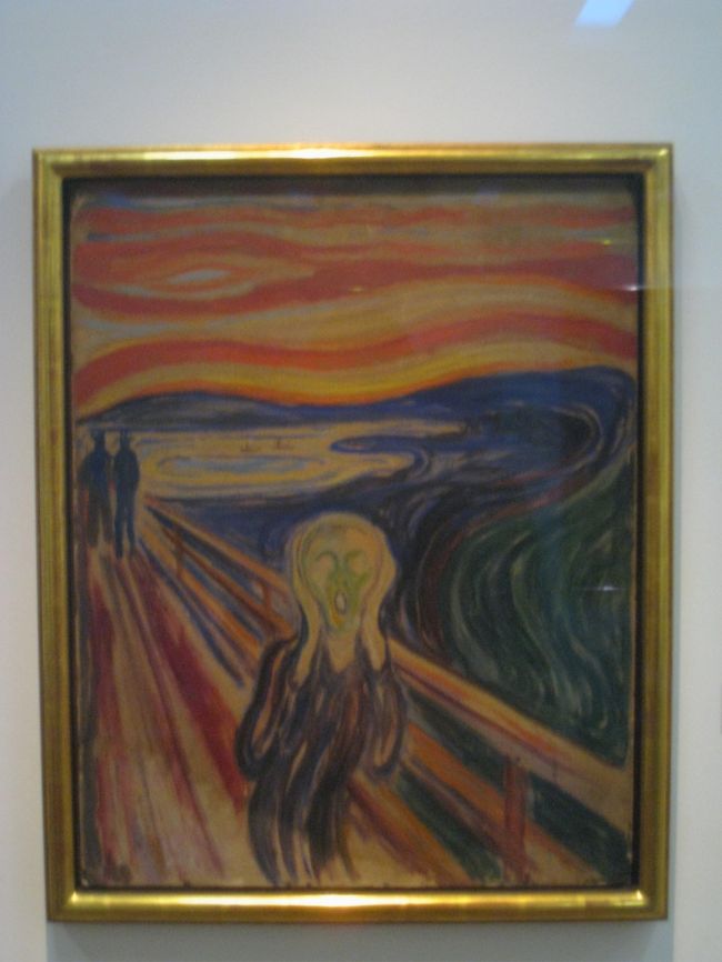 ムンク作『叫び』<br /><br />撮影ＯＫでした。