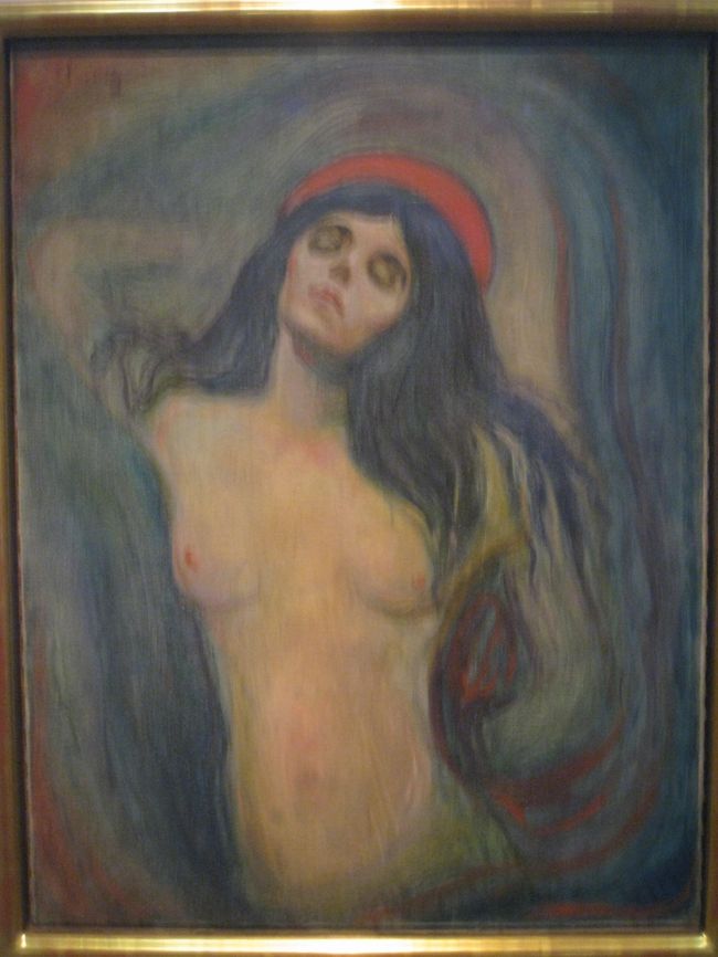 ムンク作『マドンナ』